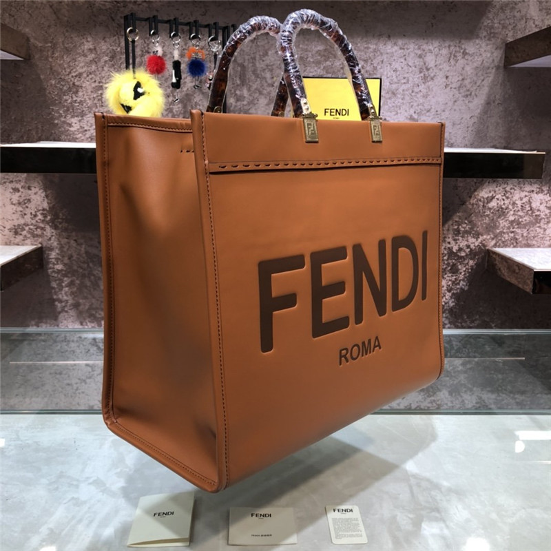 fendi sunshine tote brown - Replicaclubs