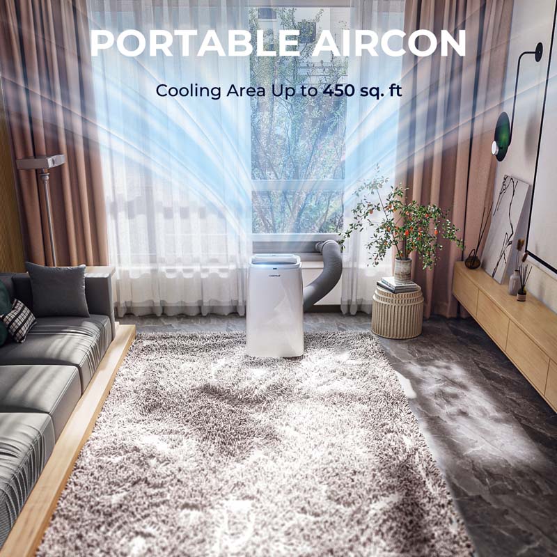 Eletriclife 12000BTU 3-in-1 Portable Air Conditioner with Remote Control
