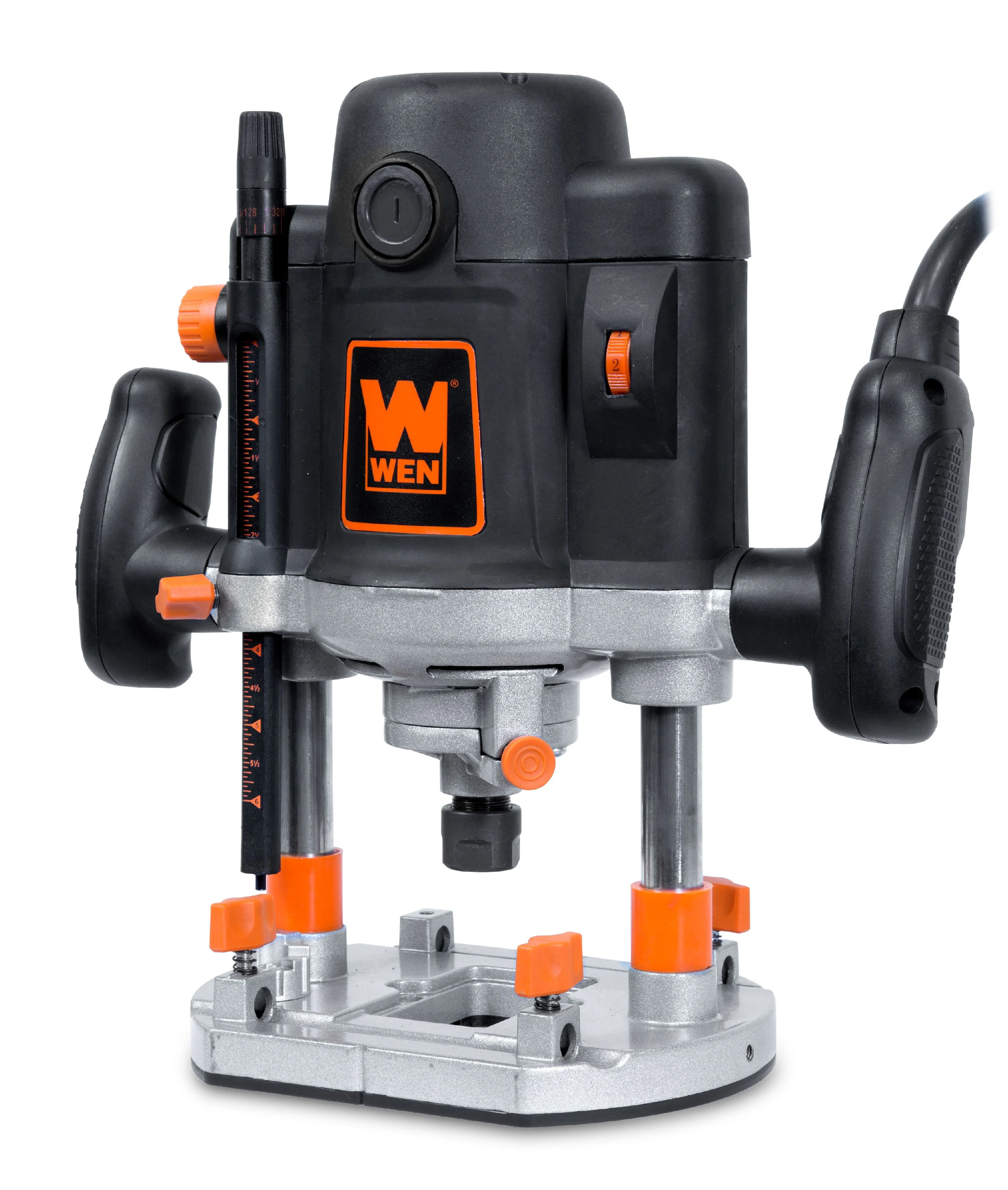 WEN Products 15-Amp Variable Speed Plunge Woodworking Router with Case, RT6033 - Image 3