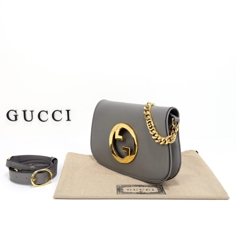 Replica Gucci Blondie Leather Grey1:1High-quality replica