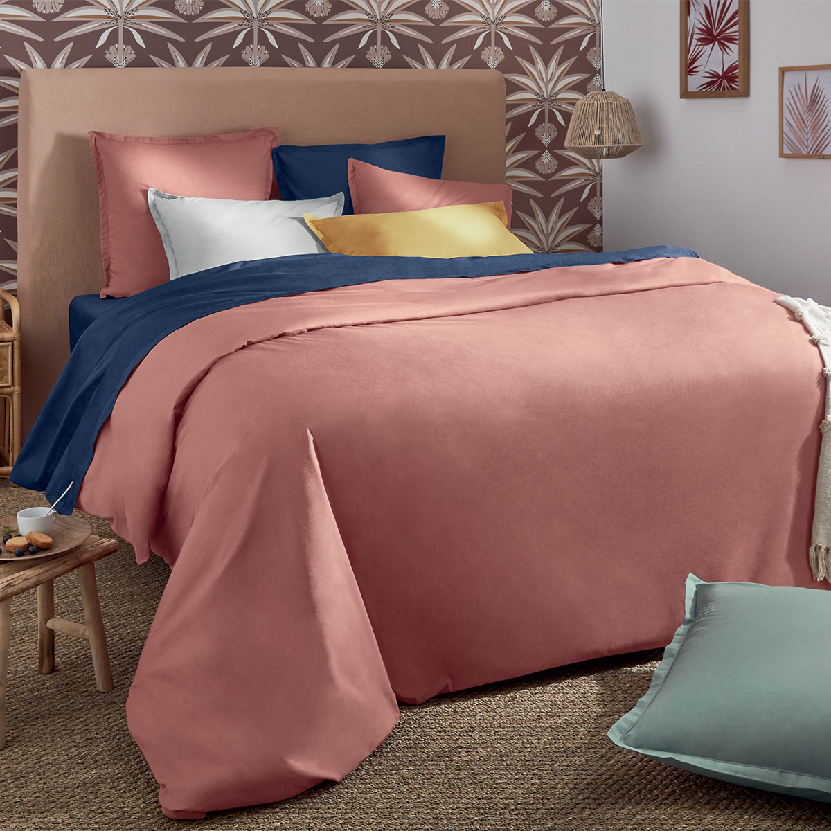 Duvet cover, cotton Blush pink, 240x220 cm