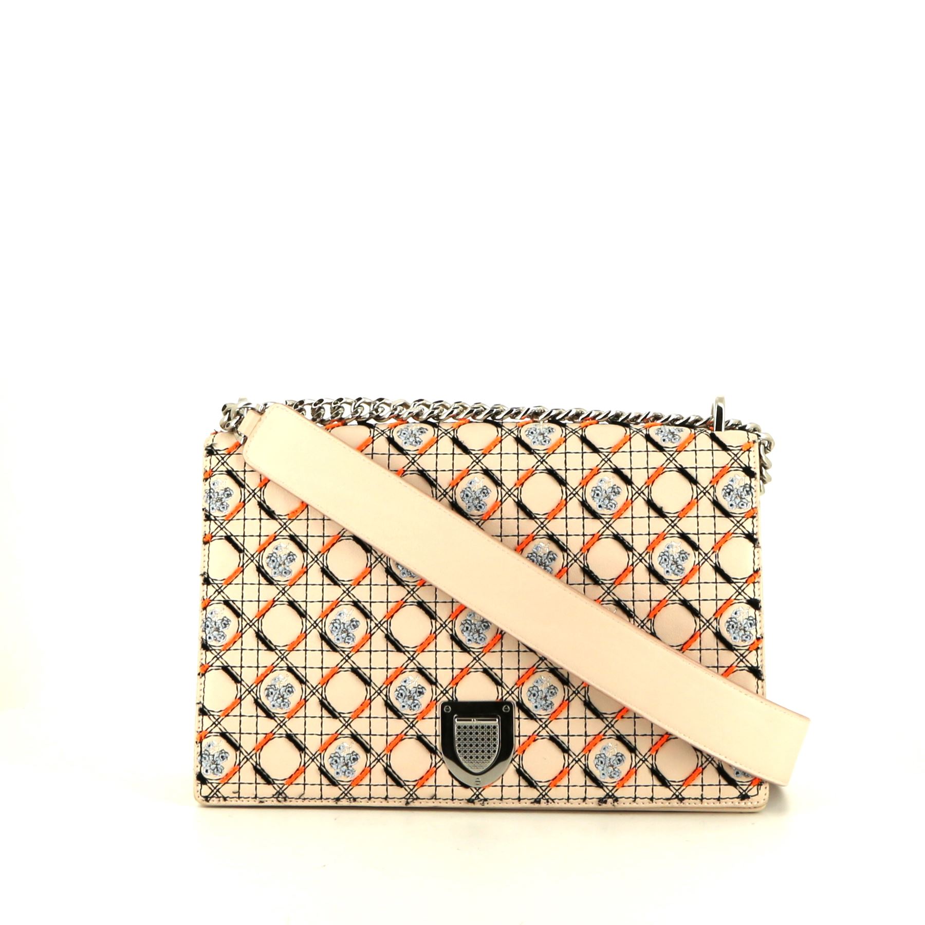 Dior Diorama handbag in beige leather cannage1:1High-quality replica