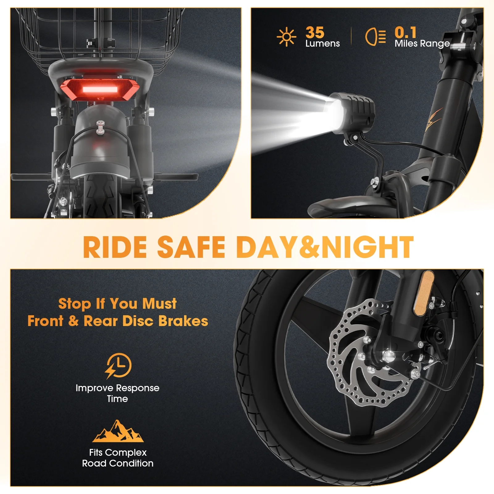 Skeri Electric Scooter with Seat for Adult and Basket, 14 Inch Tire Electric Scooter with Dual Shock Absorbers, 350W Motor with 25-Mile Range, Speed Up to 20 MPH (Gen 2.0) - Image 2