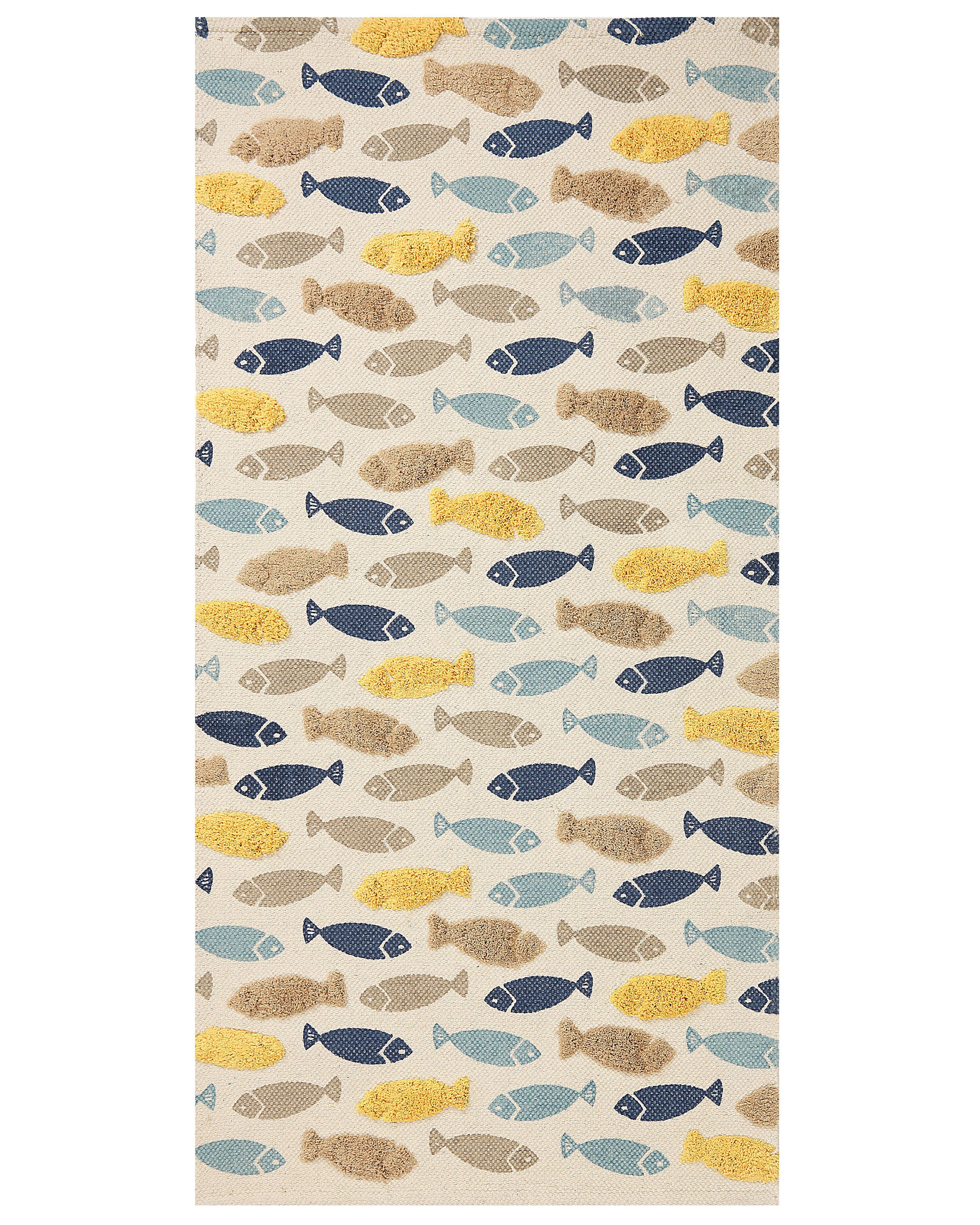 Kids Rug IPUH Multicolour 80 x 150 cm Cotton