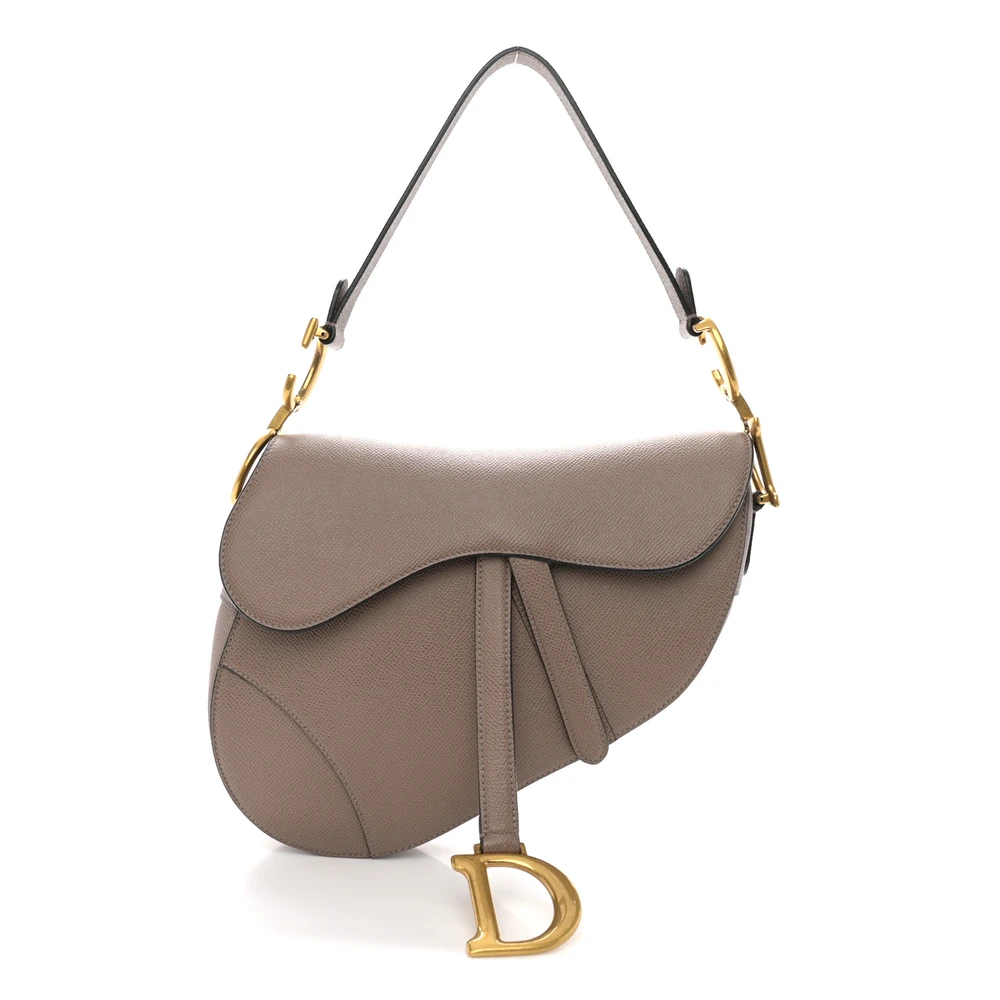 Luxury Superfake Handbags – Dior Warm Taupe Saddle Bag