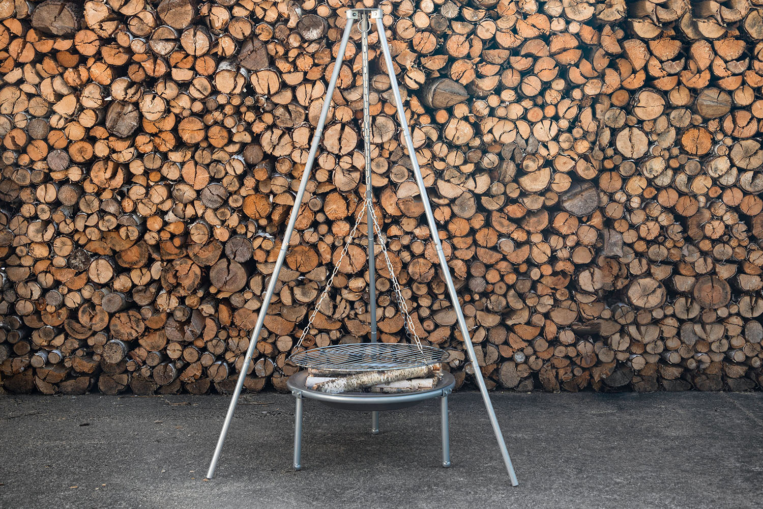 Rebellenclub Sage Tuinhaard en Grill - Zilver