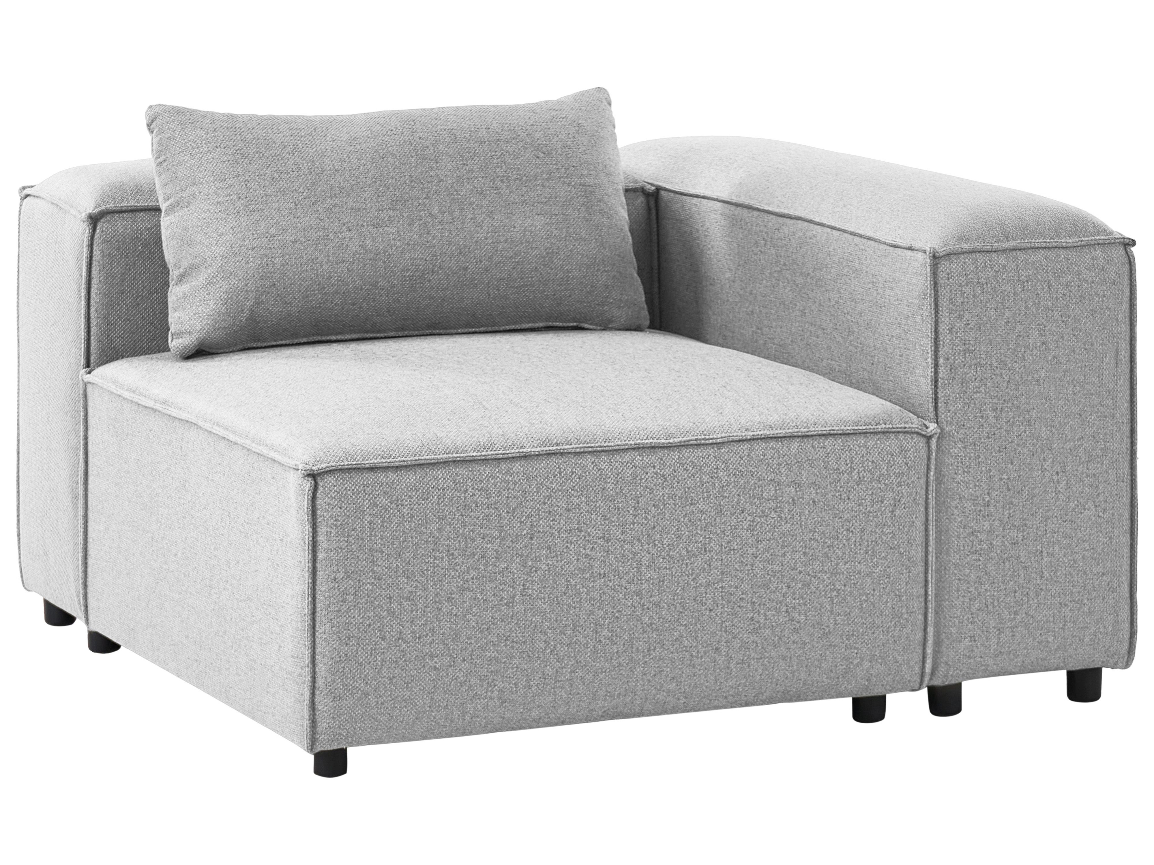 Corner Seat BRANDE Grey Symmetrical