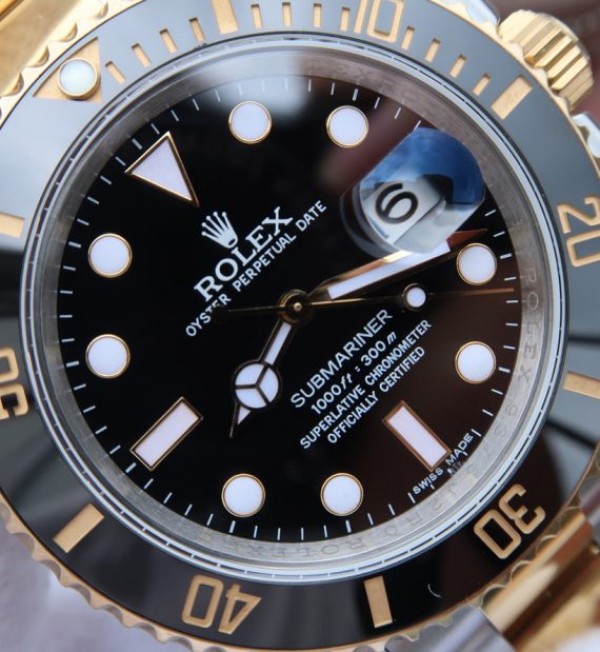 Replica Rolex Submariner 116613 LN Noob Black Dial SS/YG Bracelet A3135 - Top club