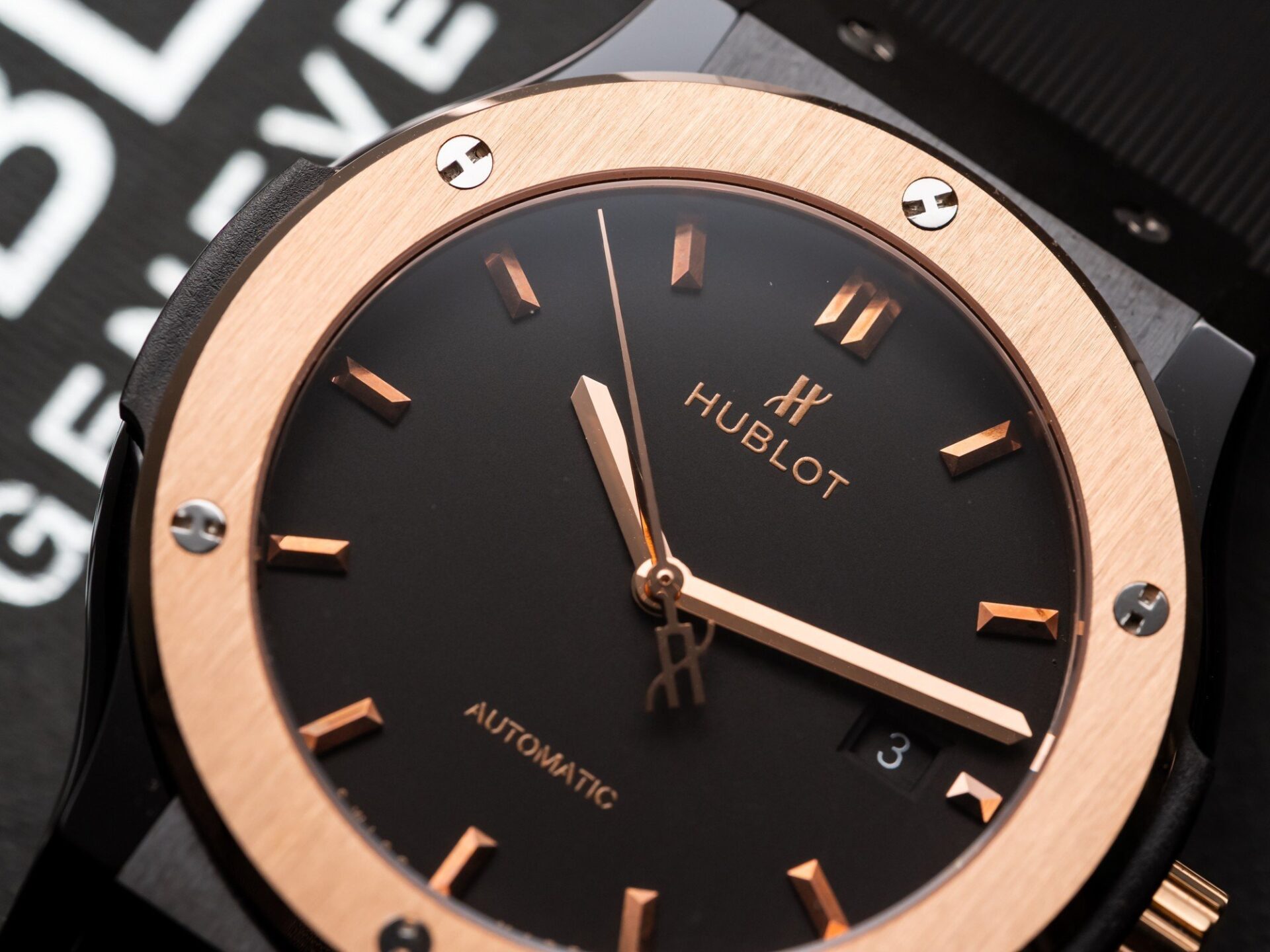 Hublot Replica Watch Ceramic Demi Rose Rubber Strap 42mm - Top club