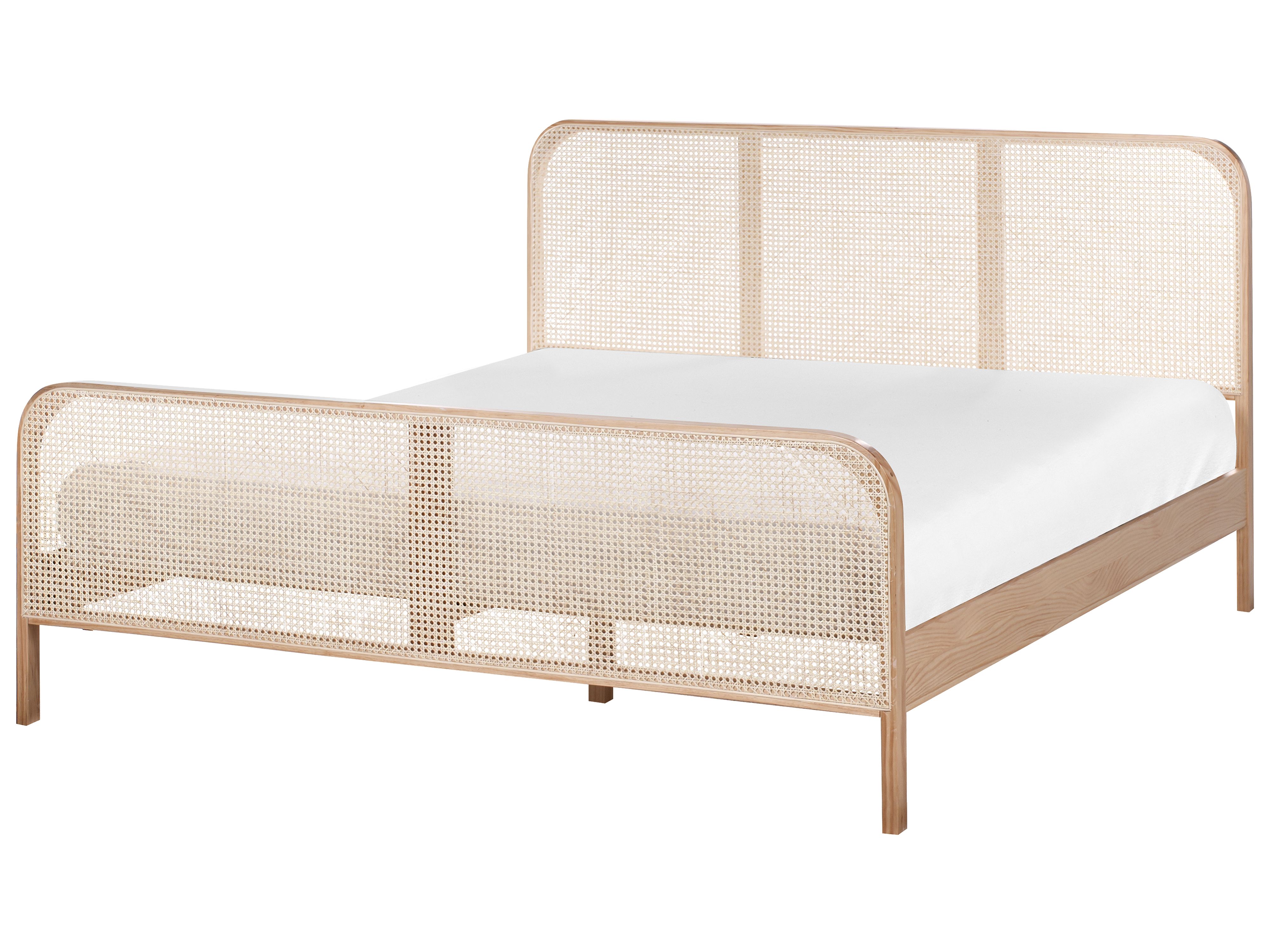 Bed Pine Wood GONFARON 180 x 200 cm (EU Super King) Light Brown