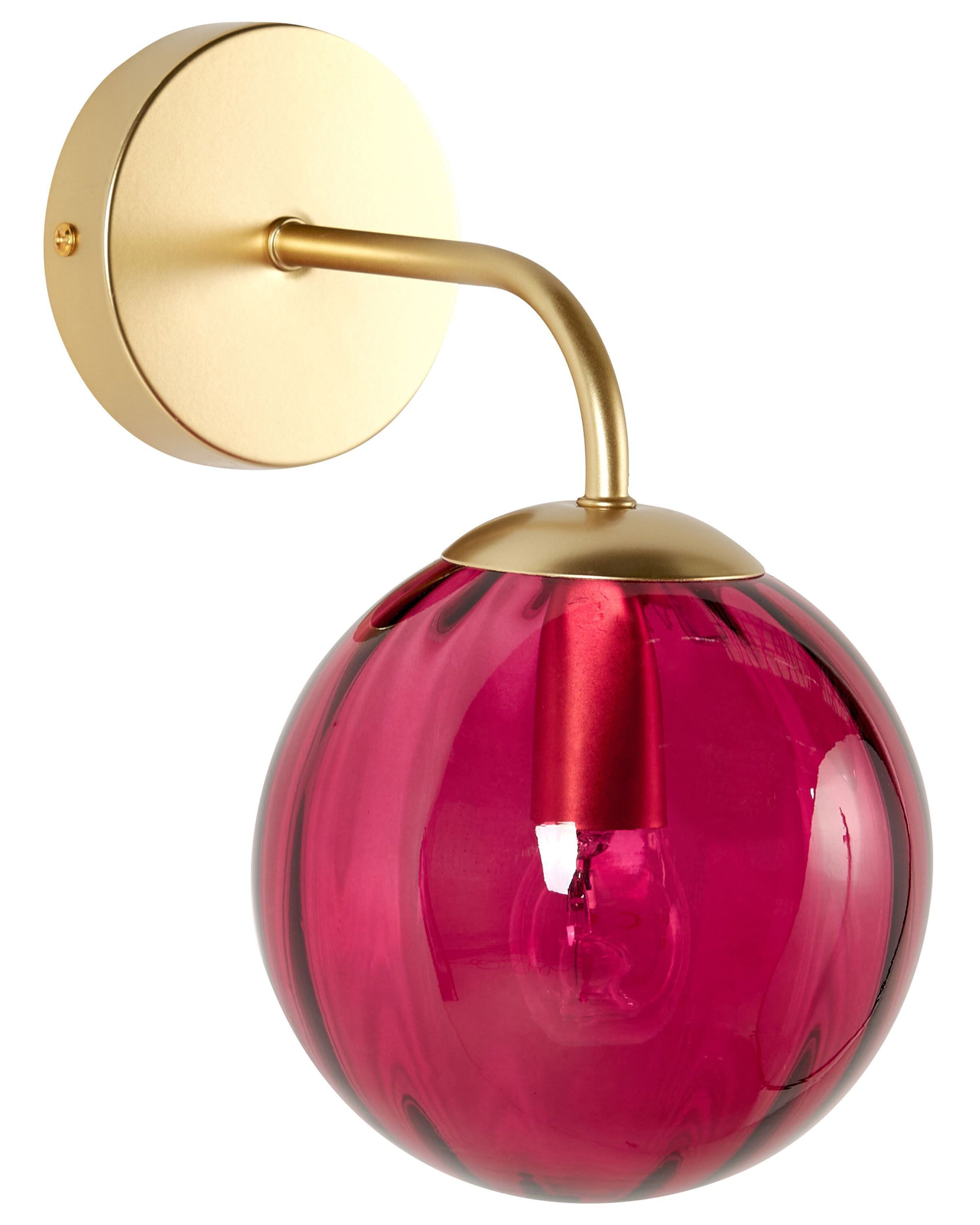 Wall Lamp BOOMI Metal Burgundy