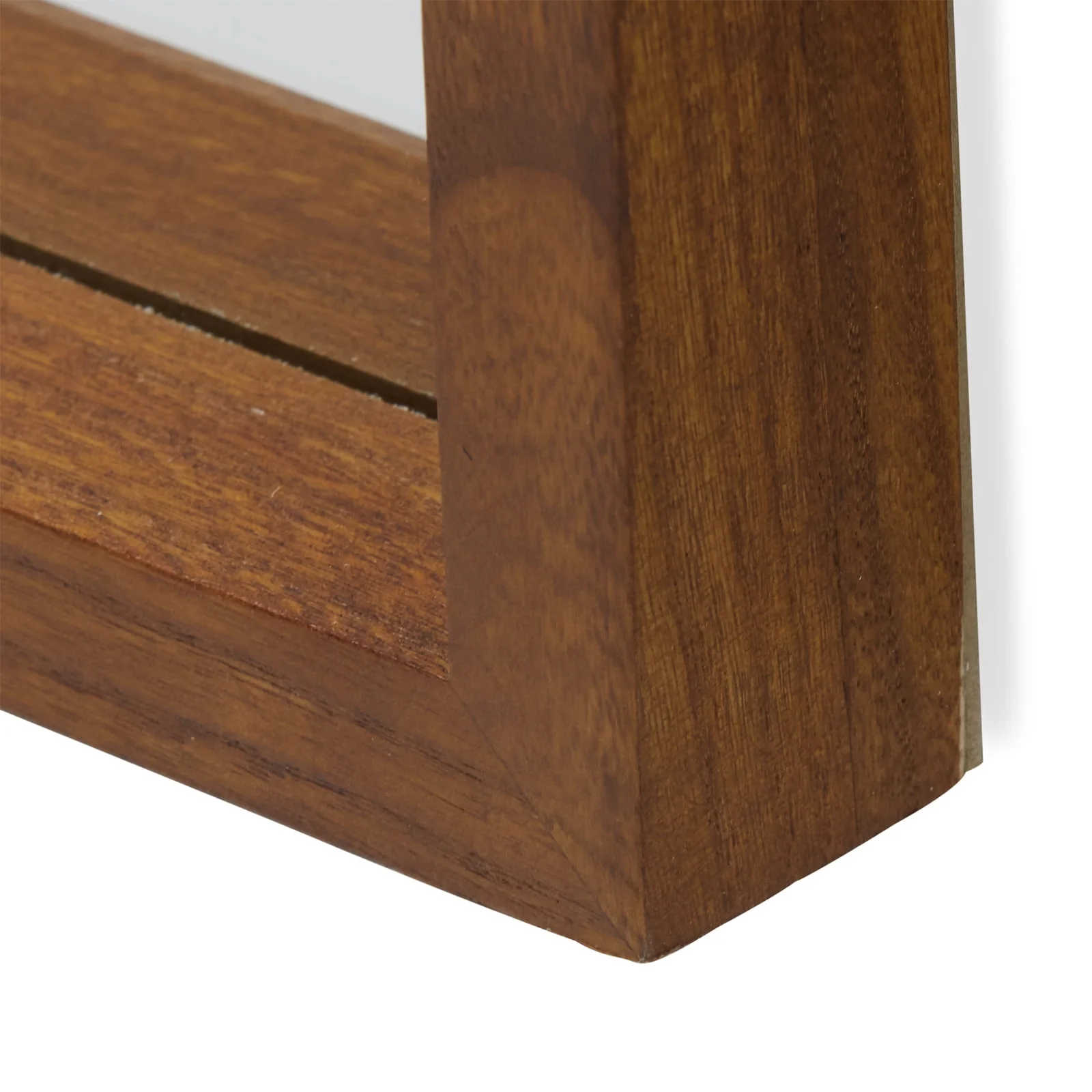 24" x 65" Brown Rectangle Wood Leaner Mirror by Drew Barrymore Flower Home - Image 4