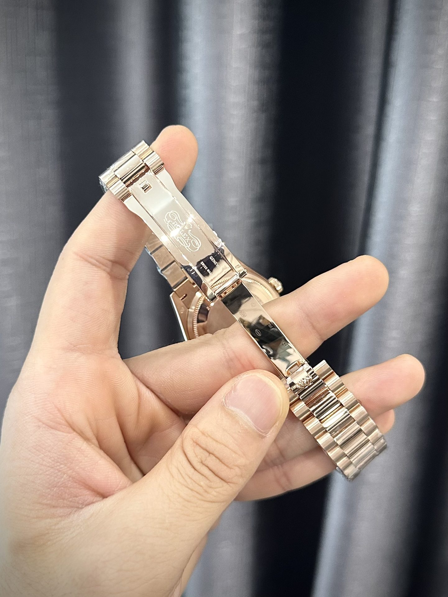 Rolex Best Replica Watch Day-Date 128235 Gold Wrapped And Moissanite Diamond Custom 36mm - Top club