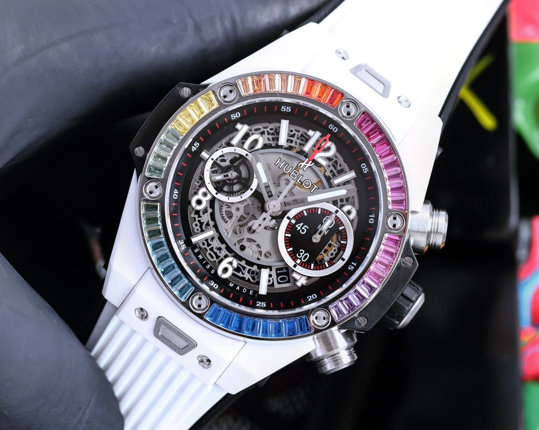Big Bang Unico Titanium Rainbow 42mm(1:1 replica) - Elite Watch Atelier