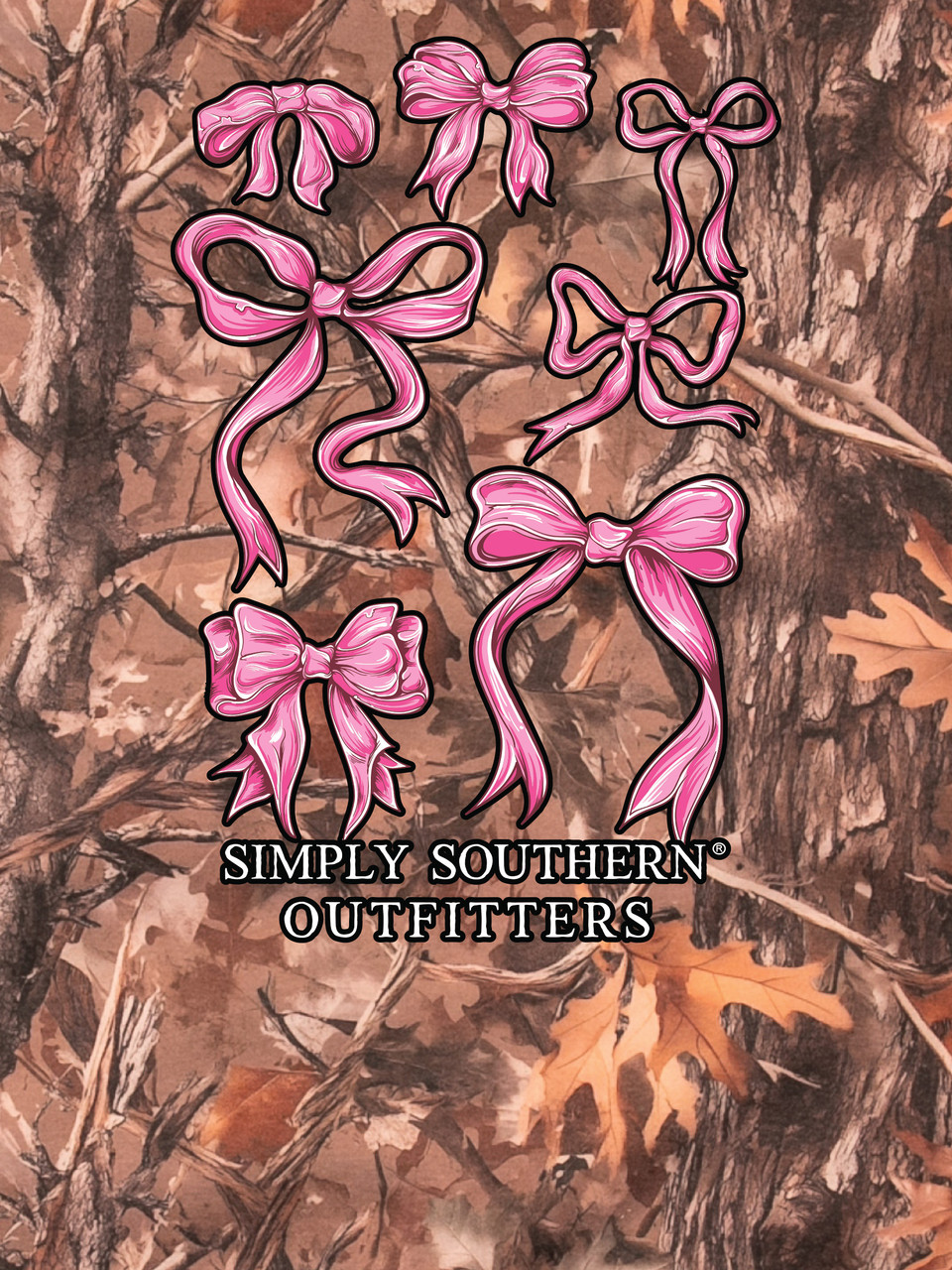 SS-PNKBOWS-CAMO - Simply Southern Outlet