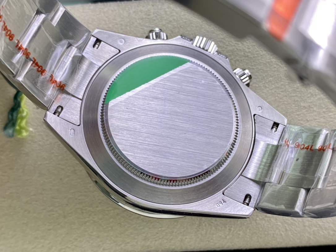 Rolex Daytona-Modified green diamond-white gold color(1:1 replica) - Top club