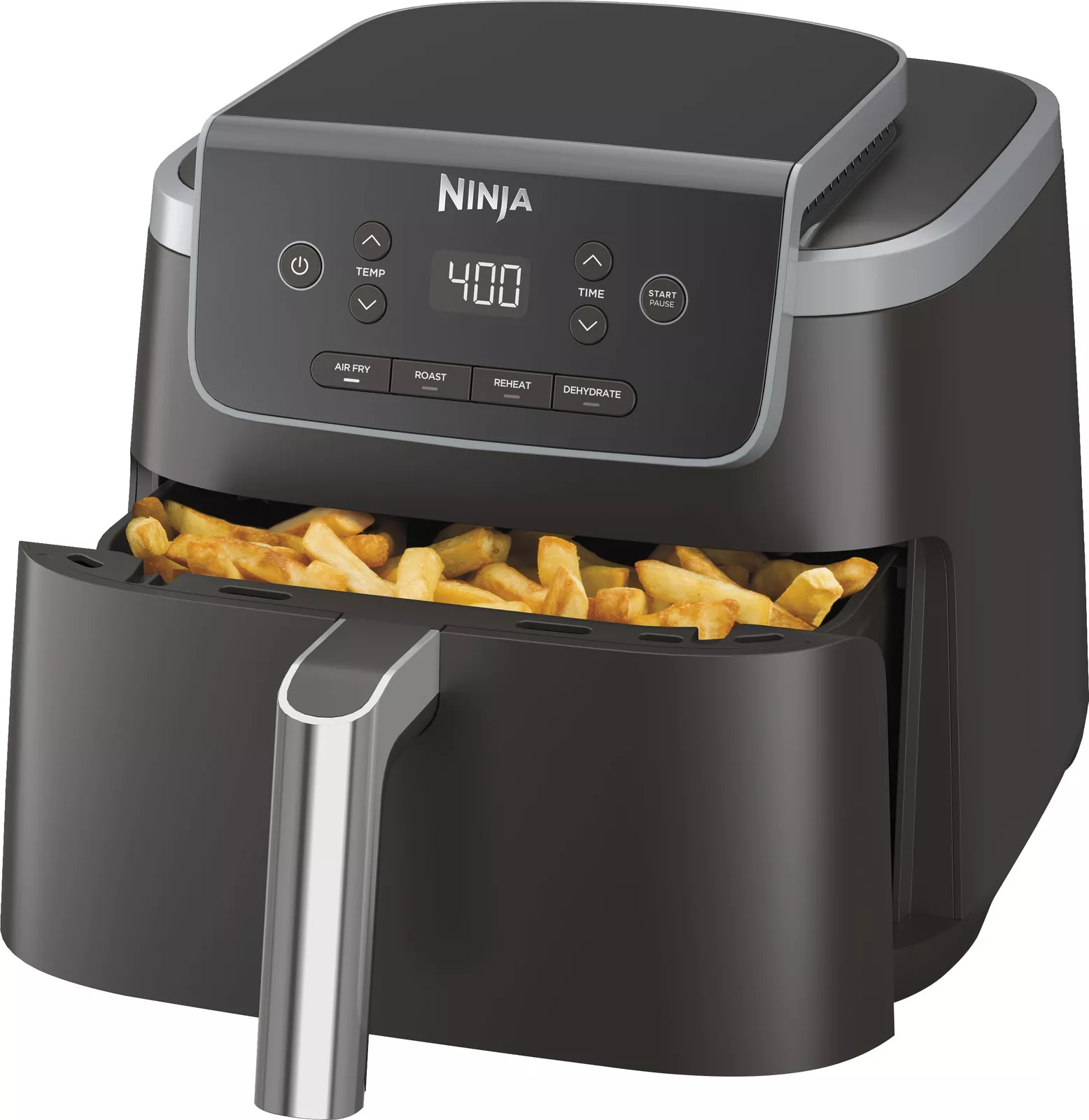 Ninja0 - Air Fryer Pro 4-in-1 with 5 QT Capacity - Gray - Image 2