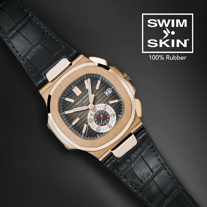 Patek Philippe - Rubber B strap for Nautilus 5980 RG - SwimSkin(1:1 replica) - Elite Watch Atelier