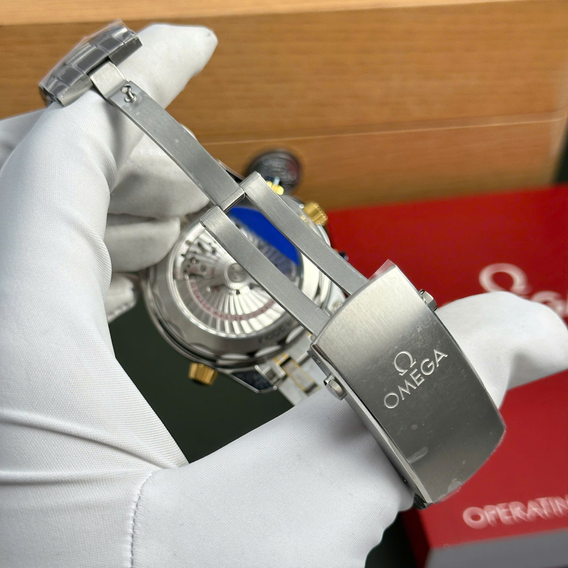 Omega Seamaster Diver 300M Chronograph Replica 11 Watch Dial Blue N1 Factory 44mm - Top club