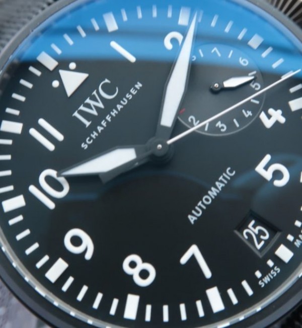 Replica IWC ZF Big Pilot IW502001 Real Ceramic Nylon Strap - Top club