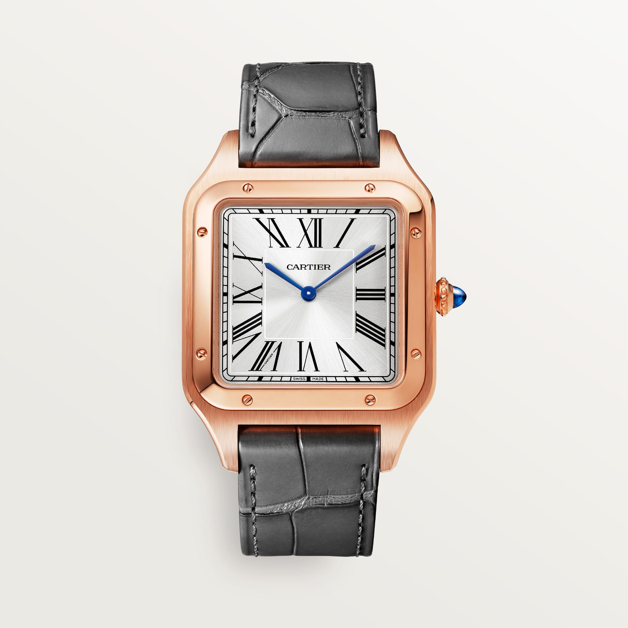 fake cartier watch Santos-Dumont extra-large model Manufacture mechanical movement with manual winding(1:1 replica) - Top club
