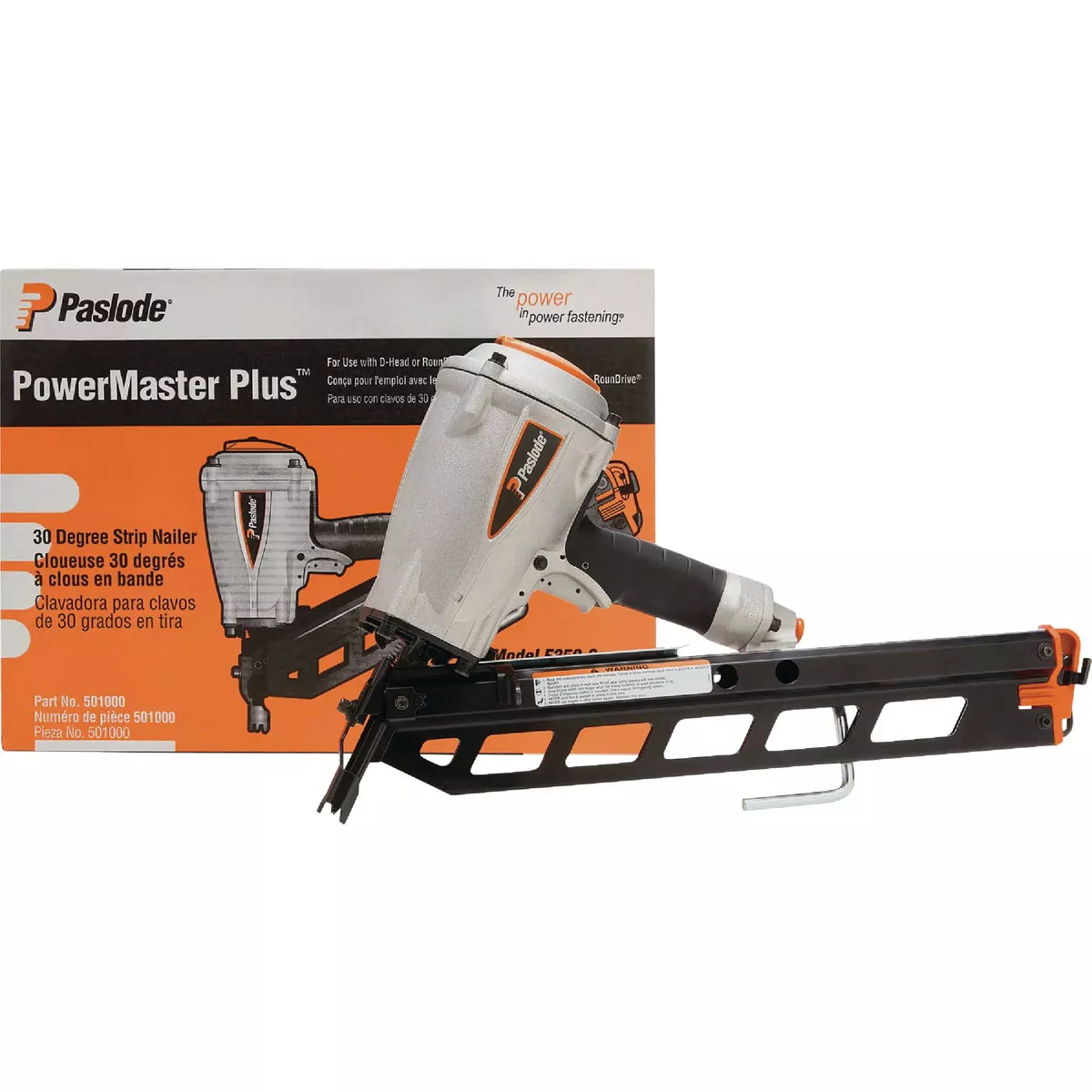 Paslode PowerMaster Plus 30 Degree 3-1/2 In. Pneumatic Framing Nailer