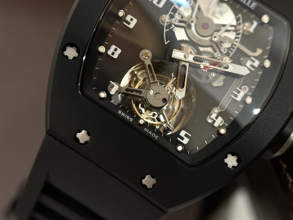 Richard Mille Replica 11 Watch RM001 Tourbillon Black Ceramic Highest Quality 42mm - Top club
