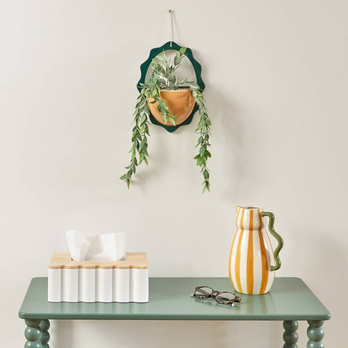 Hanging Artificial Plant "Cheri" 19.5x9 cm