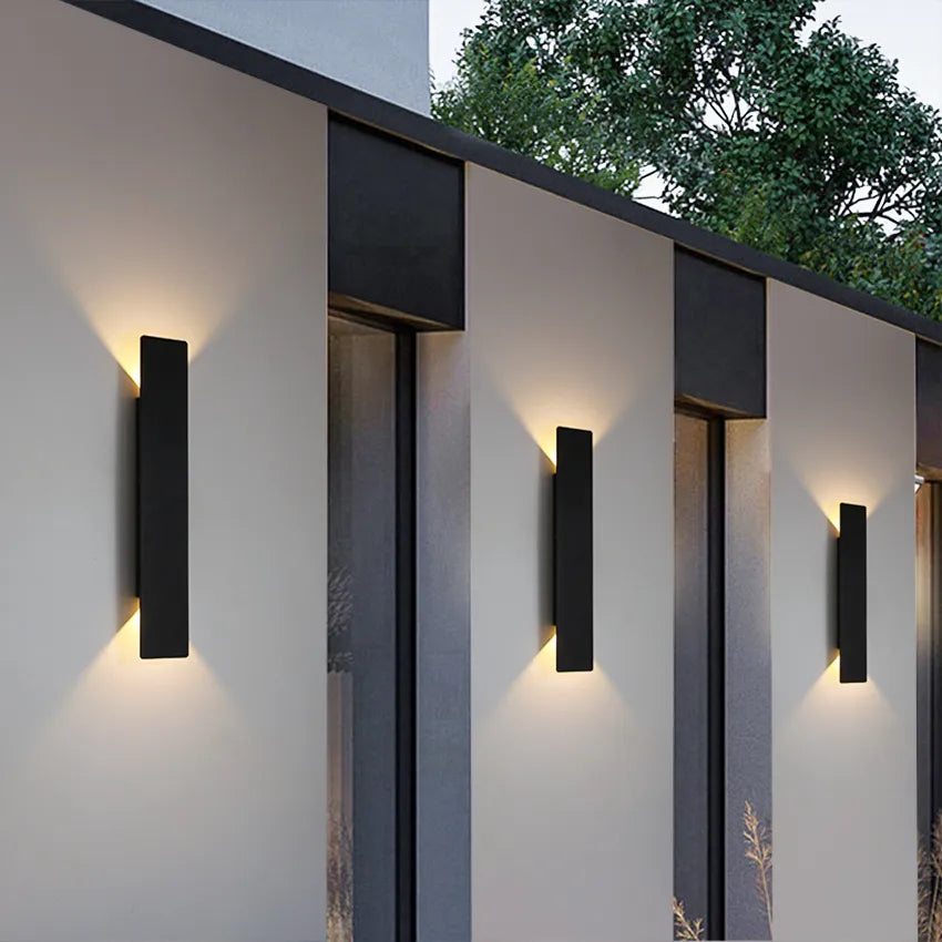 AluminiumGloed | Elegante Waterdichte Wandverlichting voor Tuin