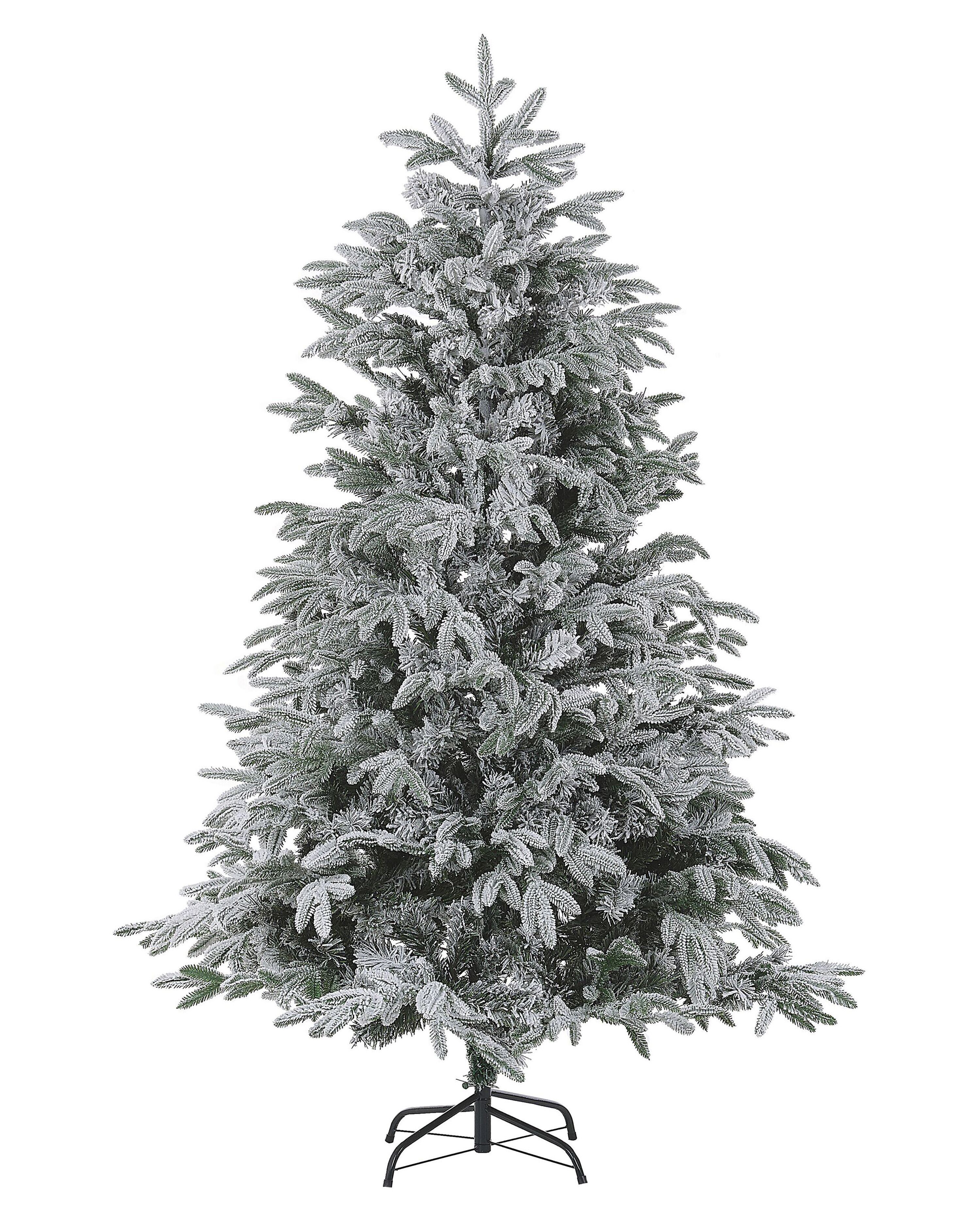 Artificial Snowy Christmas Tree BASSIE 180 cm White