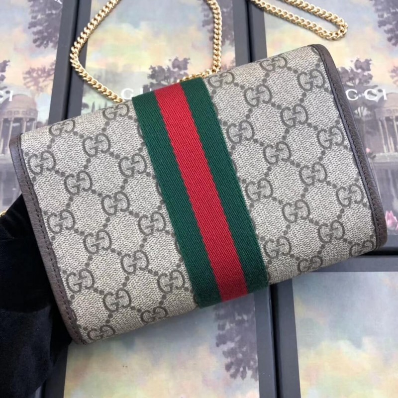 Replica Gucci Gg Supreme Rajah Mini Bag 573797 Coffee1:1High-quality replica
