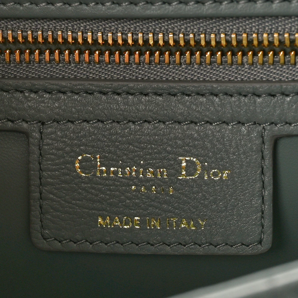 Superfake Dior Caro Bag in Classic Grey with Cannage Details