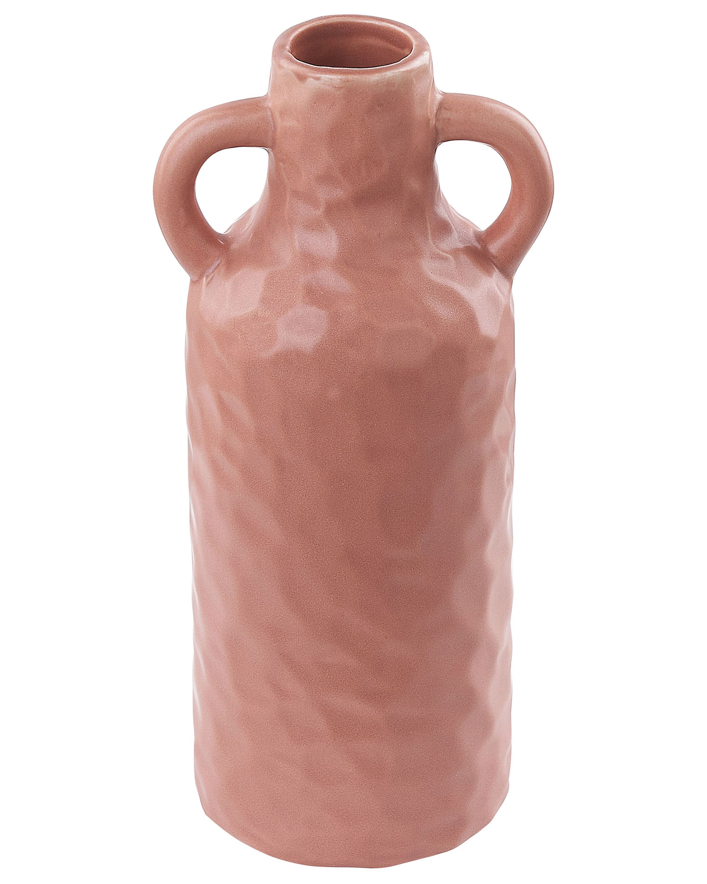 Flower Vase DRAMA Ceramic 24 cm Pastel Pink