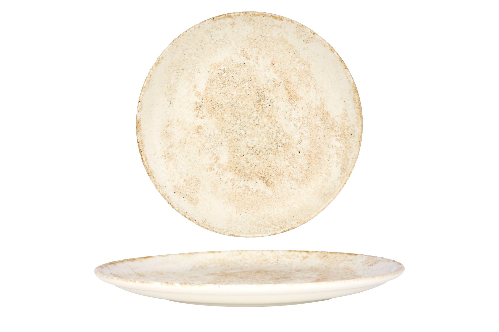 Bonna Dinerbord - Nacrous - Porselein - 25 cm - set van 6