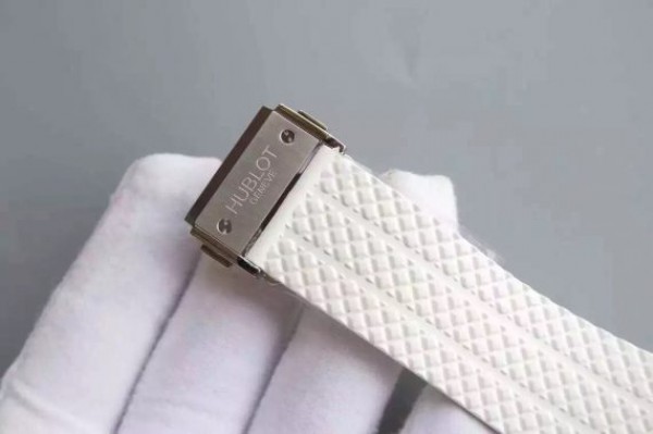 Replica Hublot Big Bang Caviar Chrono 44mm White Ceramic White Dial Rubber Strap A7750 - Top club