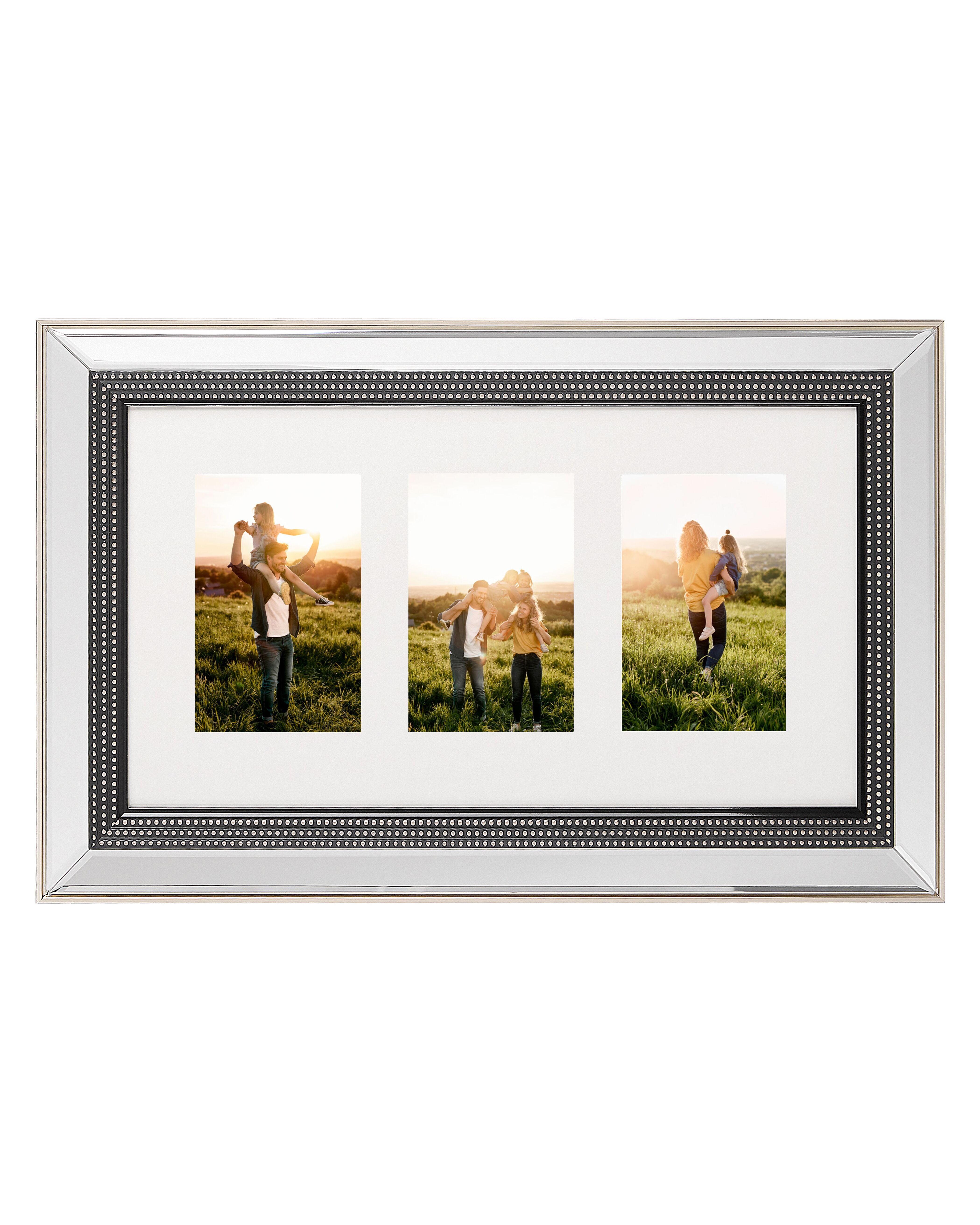 Frame for 3 Photos DALABA Silver