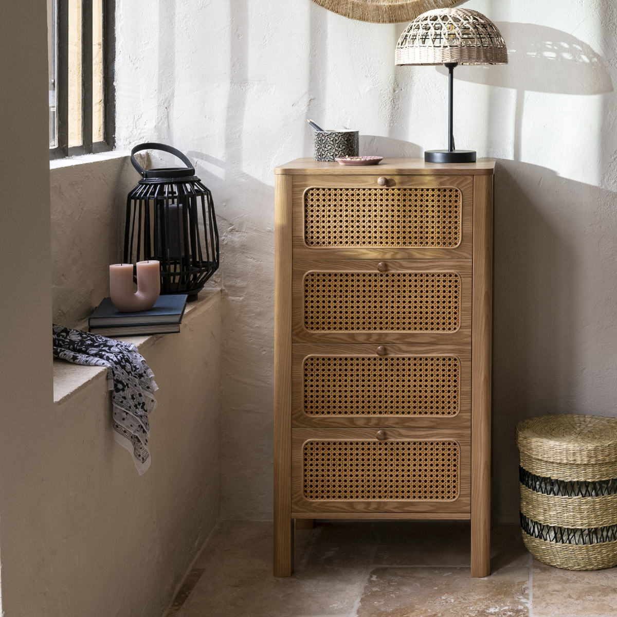 Set of 2 baskets "Jayla" Sea rush