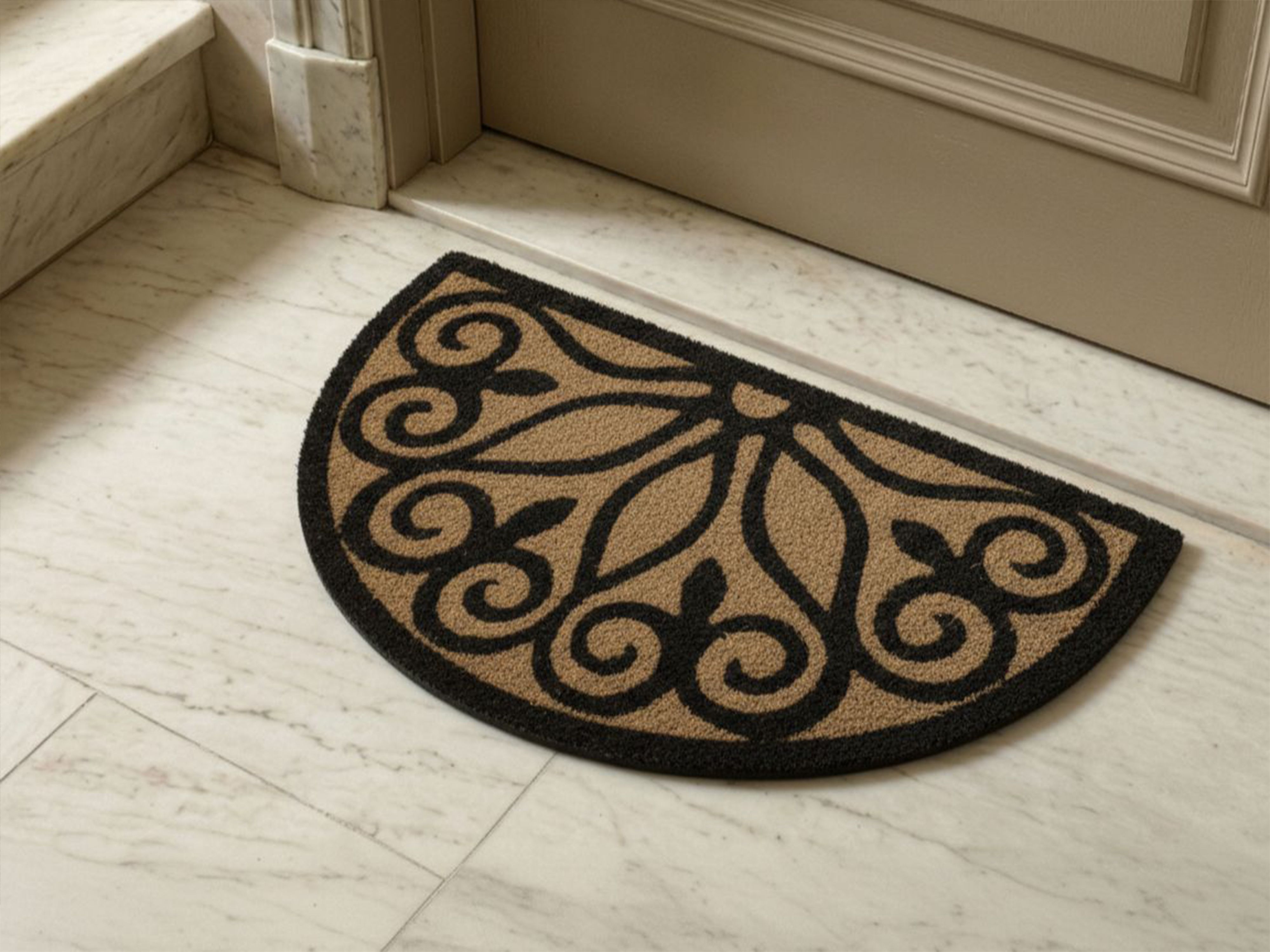 Doormat TISHIMNA Natural 45 x 75 cm Coir