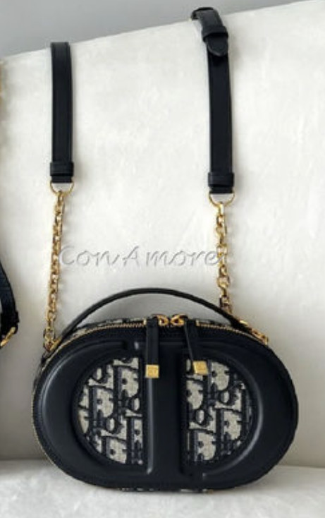 CD Signature Oval Camera Bag Blue For Women S2201UTZQ_M928- 18 Cm/ 7 Inches1:1High-quality replica