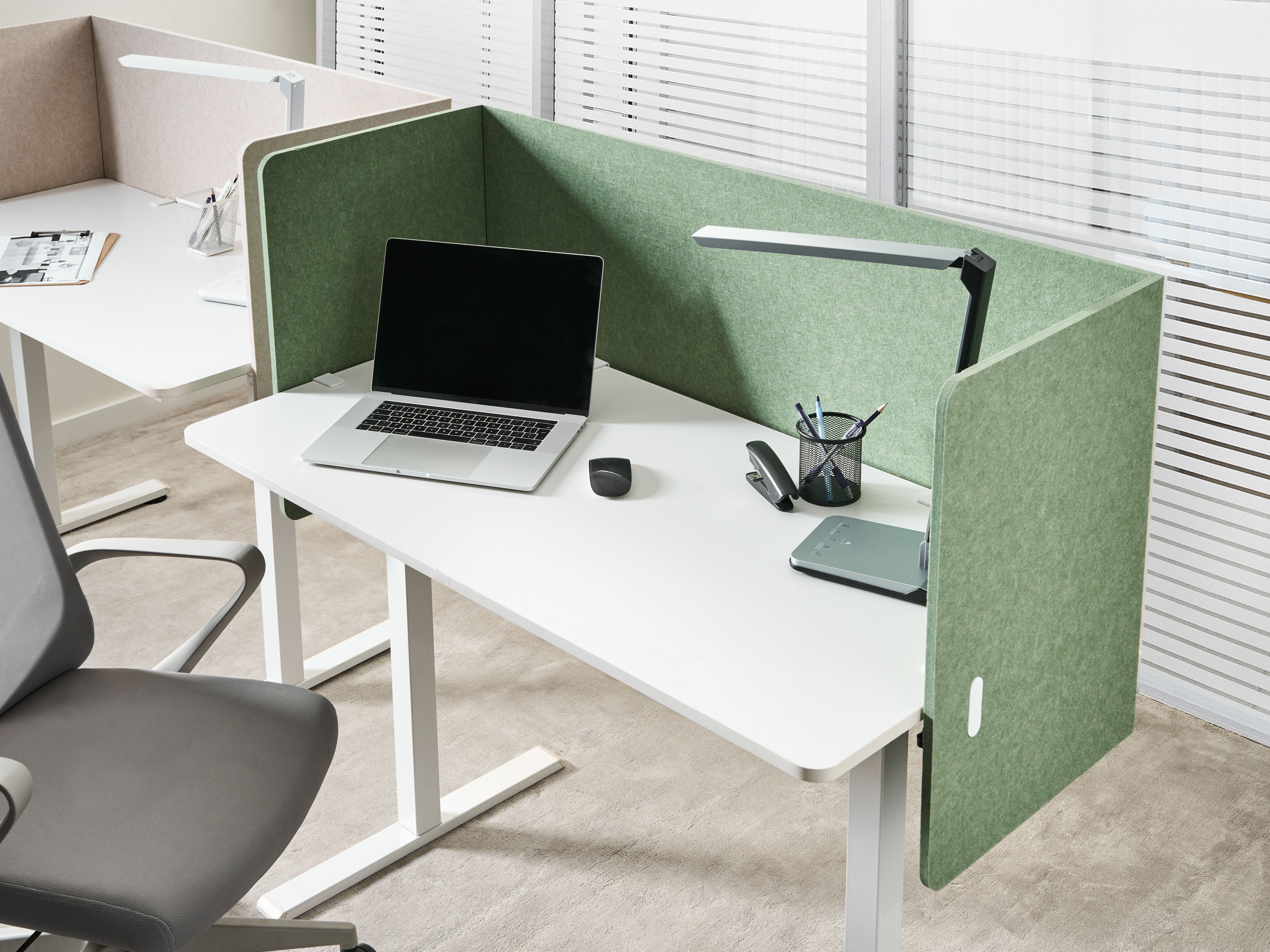 Desk Screen SOLOA Green