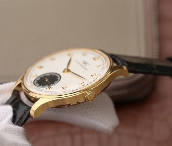 Replica IWC ZF Portuguese IW5454 YG White   Black Dial A6498 - Top club