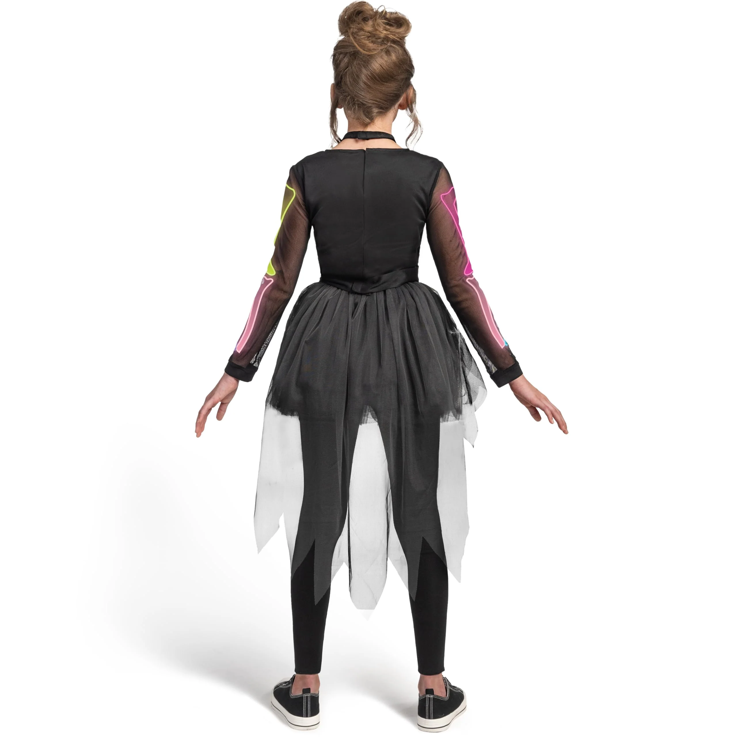 Joyfy Skeleton Tutu Dress for Girls, Skeleton Costume for Kids Halloween Dress Up Party Role Playing Cosplay - Image 6 Joyfy Skeleton Tutu Dress for Girls, Skeleton Costume for Kids Halloween Dress Up Party Role Playing Cosplay - Image 6