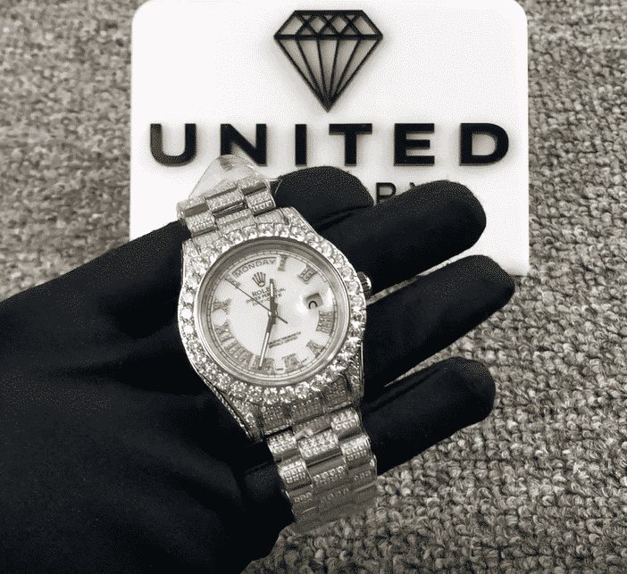 Rolex Day-Date II Diamond Replica - Elite Watch Atelier