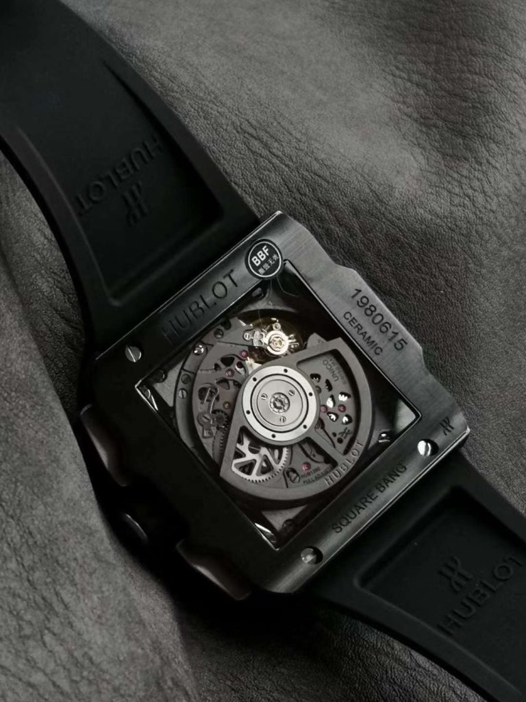 Hublot Replica 1:1 Watch Black Ceramic Square Bang Unico Chronograph 42mm - Top club