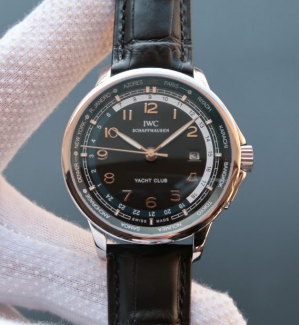 Replica IWC Portuguese Automatic Yacht Club Black Dial - Top club