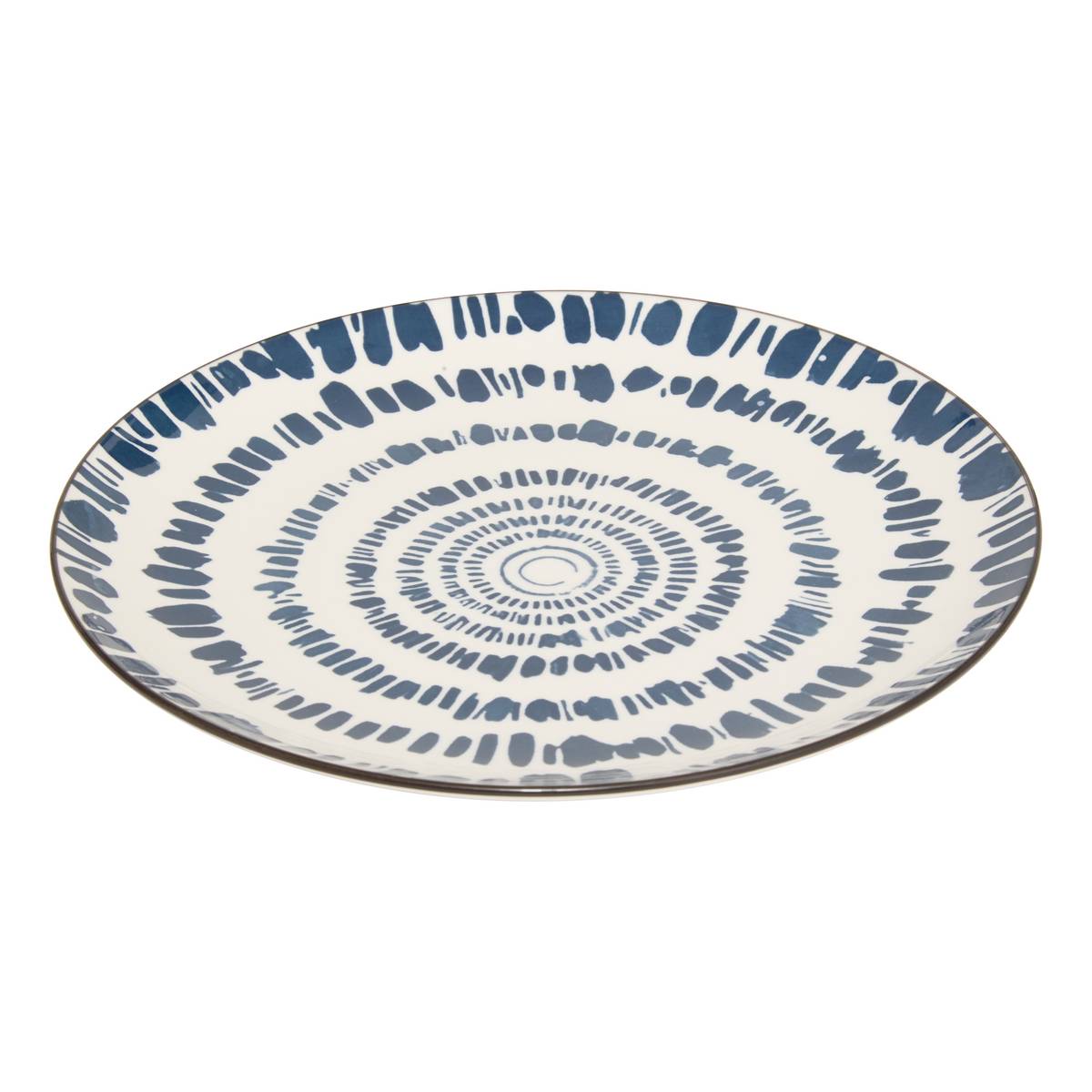 Set of 6 dinner plates "Umami" Porcelain, D.26.5 cm