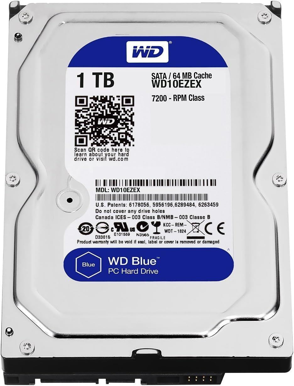 Western Digital(WD) BLUE Deskptop 1TB( 1Terabyte) 3.5