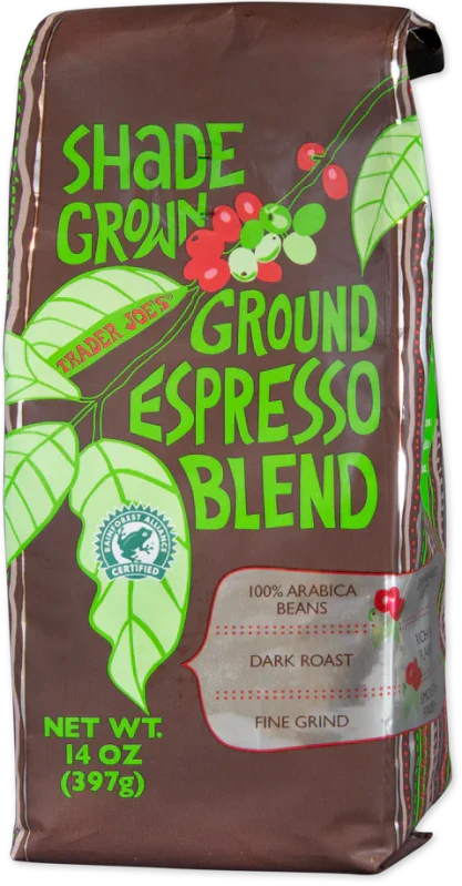 Shade Grown Espresso Blend 14 Oz Arabica Dark Roast Smooth