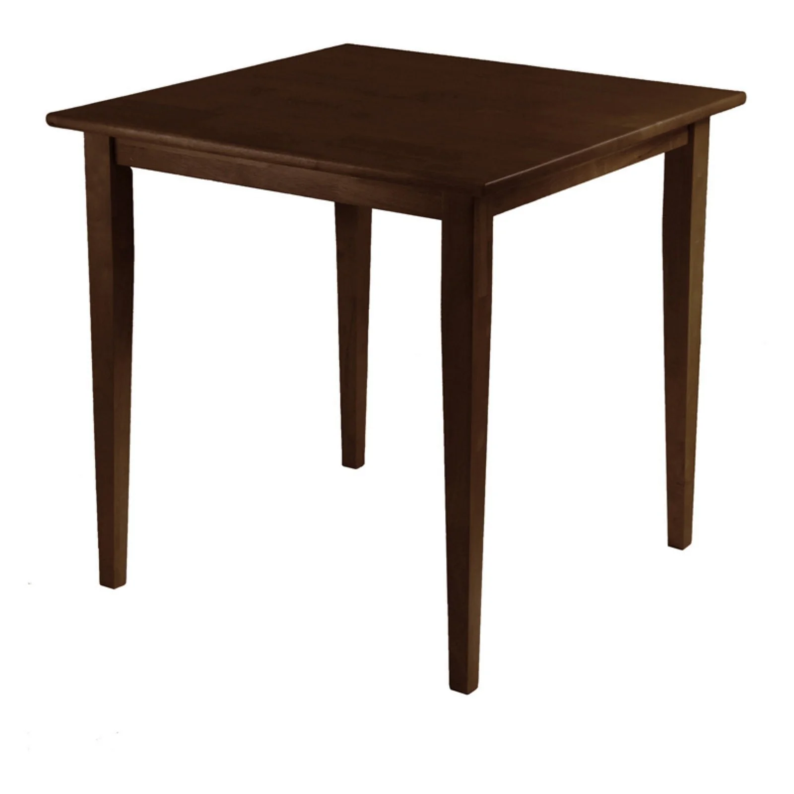 Winsome Wood Groveland Square Dining Table, Walnut Finish - Image 4