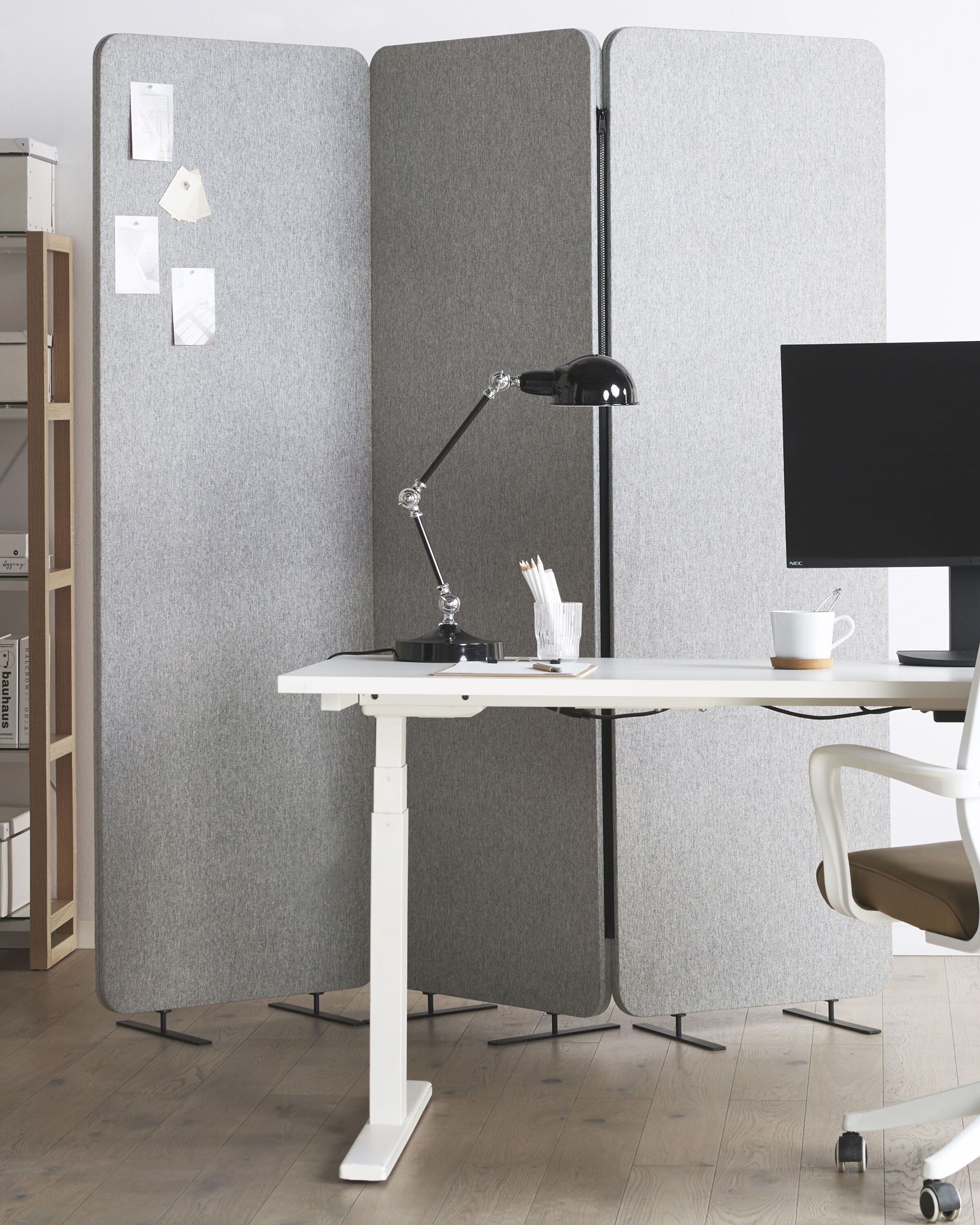 Office Divider STANDI Light Grey